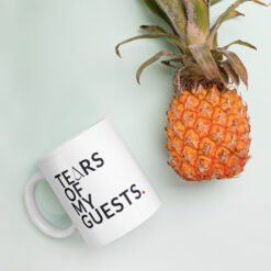 Weiße, glänzende Tasse | TEARS