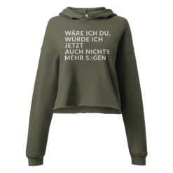 Cropped Hoodie für Damen – Bella + Canvas 7502 | WÄRE ICH DU