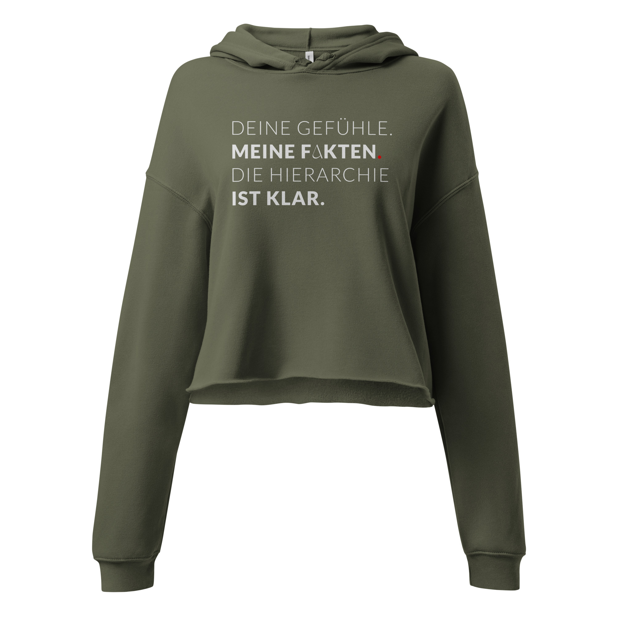 Cropped Hoodie für Damen – Bella + Canvas 7502 | MEINE FAKTEN – Bild 3