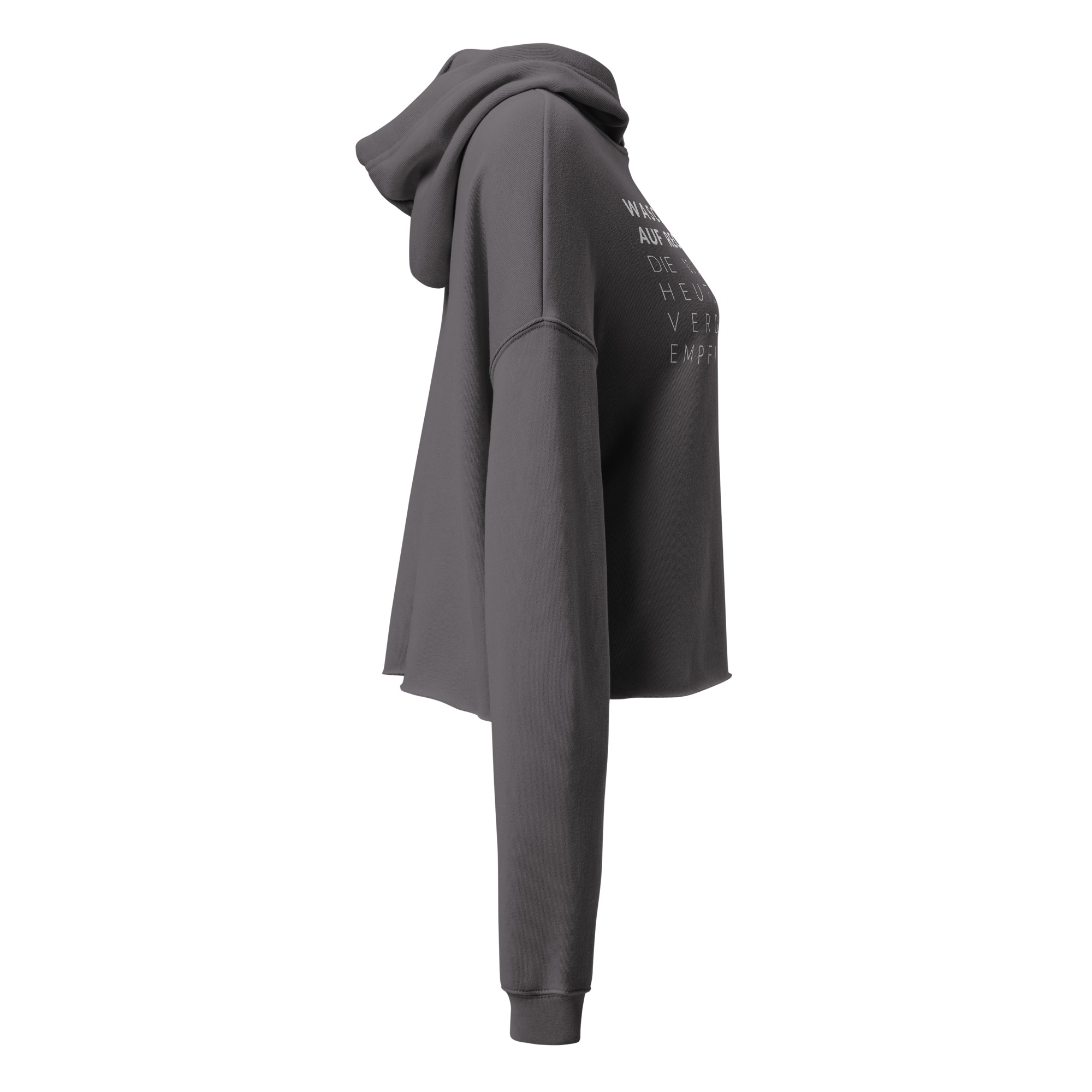 Cropped Hoodie für Damen – Bella + Canvas 7502 | WASCHHINWEIS – Bild 9
