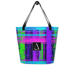 The Riot Tote – Premium Allover-Stofftasche mit Innenfach | CORRUPTED REALITY