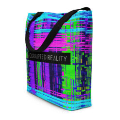 The Riot Tote – Premium Allover-Stofftasche mit Innenfach | CORRUPTED REALITY