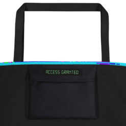 The Riot Tote – Premium Allover-Stofftasche mit Innenfach | CORRUPTED REALITY