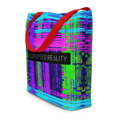 The Riot Tote – Premium Allover-Stofftasche mit Innenfach | CORRUPTED REALITY