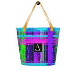 The Riot Tote – Premium Allover-Stofftasche mit Innenfach | CORRUPTED REALITY