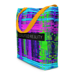 The Riot Tote – Premium Allover-Stofftasche mit Innenfach | CORRUPTED REALITY
