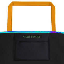 The Riot Tote – Premium Allover-Stofftasche mit Innenfach | CORRUPTED REALITY