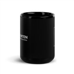 Tiefschwarze Keramiktasse, glänzend | DENUNZIANTEN