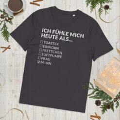 Unisex T-Shirt aus Bio-Baumwolle Creator 2.0 – Stanley/Stella STTU169 | ICH FÜHLE MICH HEUTE ALS MANN