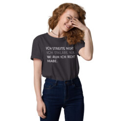 Unisex T-Shirt aus Bio-Baumwolle Creator 2.0 – Stanley/Stella STTU169 | ICH STREITE NICHT
