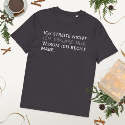 Unisex T-Shirt aus Bio-Baumwolle Creator 2.0 – Stanley/Stella STTU169 | ICH STREITE NICHT