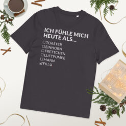 Unisex T-Shirt aus Bio-Baumwolle Creator 2.0 – Stanley/Stella STTU169 | ICH FÜHLE MICH HEUTE ALS FRAU