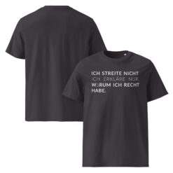 Unisex T-Shirt aus Bio-Baumwolle Creator 2.0 – Stanley/Stella STTU169 | ICH STREITE NICHT