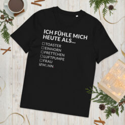 Unisex T-Shirt aus Bio-Baumwolle Creator 2.0 – Stanley/Stella STTU169 | ICH FÜHLE MICH HEUTE ALS MANN