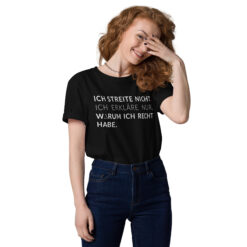 Unisex T-Shirt aus Bio-Baumwolle Creator 2.0 – Stanley/Stella STTU169 | ICH STREITE NICHT