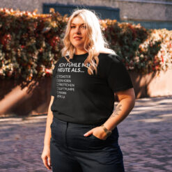 Unisex T-Shirt aus Bio-Baumwolle Creator 2.0 – Stanley/Stella STTU169 | ICH FÜHLE MICH HEUTE ALS FRAU