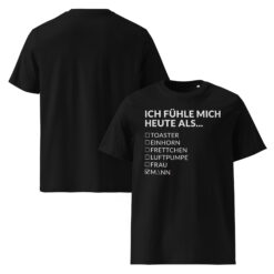 Unisex T-Shirt aus Bio-Baumwolle Creator 2.0 – Stanley/Stella STTU169 | ICH FÜHLE MICH HEUTE ALS MANN