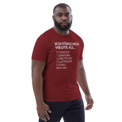 Unisex T-Shirt aus Bio-Baumwolle Creator 2.0 – Stanley/Stella STTU169 | ICH FÜHLE MICH HEUTE ALS MANN