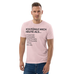 Unisex T-Shirt aus Bio-Baumwolle Creator 2.0 – Stanley/Stella STTU169 | ICH FÜHLE MICH HEUTE ALS MANN