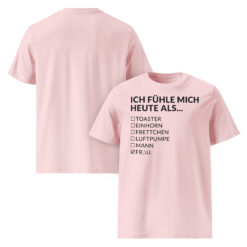 Unisex T-Shirt aus Bio-Baumwolle Creator 2.0 – Stanley/Stella STTU169 | ICH FÜHLE MICH HEUTE ALS FRAU