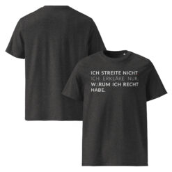 Unisex T-Shirt aus Bio-Baumwolle Creator 2.0 – Stanley/Stella STTU169 | ICH STREITE NICHT