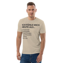 Alternative view of Unisex T-Shirt aus Bio-Baumwolle Creator 2.0 – Stanley/Stella STTU169 | ICH FÜHLE MICH HEUTE ALS MANN