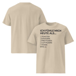 Unisex T-Shirt aus Bio-Baumwolle Creator 2.0 – Stanley/Stella STTU169 | ICH FÜHLE MICH HEUTE ALS FRAU