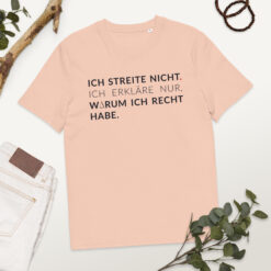 Unisex T-Shirt aus Bio-Baumwolle Creator 2.0 – Stanley/Stella STTU169 | ICH STREITE NICHT