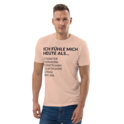 Unisex T-Shirt aus Bio-Baumwolle Creator 2.0 – Stanley/Stella STTU169 | ICH FÜHLE MICH HEUTE ALS MANN