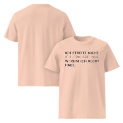 Unisex T-Shirt aus Bio-Baumwolle Creator 2.0 – Stanley/Stella STTU169 | ICH STREITE NICHT
