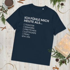 Unisex T-Shirt aus Bio-Baumwolle Creator 2.0 – Stanley/Stella STTU169 | ICH FÜHLE MICH HEUTE ALS MANN