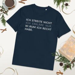 Unisex T-Shirt aus Bio-Baumwolle Creator 2.0 – Stanley/Stella STTU169 | ICH STREITE NICHT