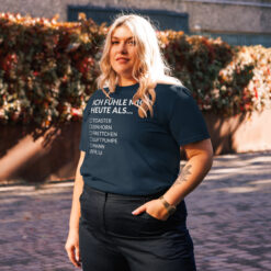 Alternative view of Unisex T-Shirt aus Bio-Baumwolle Creator 2.0 – Stanley/Stella STTU169 | ICH FÜHLE MICH HEUTE ALS FRAU