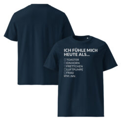 Unisex T-Shirt aus Bio-Baumwolle Creator 2.0 – Stanley/Stella STTU169 | ICH FÜHLE MICH HEUTE ALS MANN