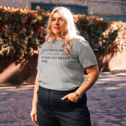 Unisex T-Shirt aus Bio-Baumwolle Creator 2.0 – Stanley/Stella STTU169 | ICH STREITE NICHT