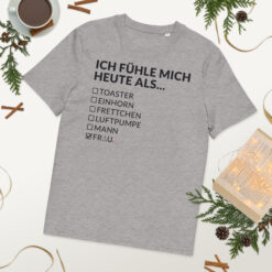 Alternative view of Unisex T-Shirt aus Bio-Baumwolle Creator 2.0 – Stanley/Stella STTU169 | ICH FÜHLE MICH HEUTE ALS FRAU