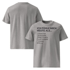 Unisex T-Shirt aus Bio-Baumwolle Creator 2.0 – Stanley/Stella STTU169 | ICH FÜHLE MICH HEUTE ALS FRAU