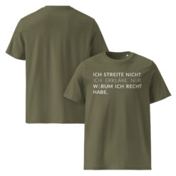 Unisex T-Shirt aus Bio-Baumwolle Creator 2.0 – Stanley/Stella STTU169 | ICH STREITE NICHT