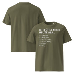 Unisex T-Shirt aus Bio-Baumwolle Creator 2.0 – Stanley/Stella STTU169 | ICH FÜHLE MICH HEUTE ALS FRAU