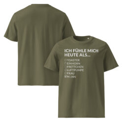 Unisex T-Shirt aus Bio-Baumwolle Creator 2.0 – Stanley/Stella STTU169 | ICH FÜHLE MICH HEUTE ALS MANN