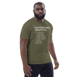 Unisex T-Shirt aus Bio-Baumwolle Creator 2.0 – Stanley/Stella STTU169 | ICH FÜHLE MICH HEUTE ALS MANN