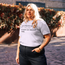 Unisex T-Shirt aus Bio-Baumwolle Creator 2.0 – Stanley/Stella STTU169 | ICH STREITE NICHT