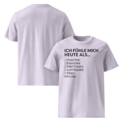 Unisex T-Shirt aus Bio-Baumwolle Creator 2.0 – Stanley/Stella STTU169 | ICH FÜHLE MICH HEUTE ALS MANN