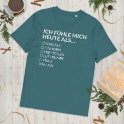 Unisex T-Shirt aus Bio-Baumwolle Creator 2.0 – Stanley/Stella STTU169 | ICH FÜHLE MICH HEUTE ALS MANN