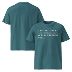 Unisex T-Shirt aus Bio-Baumwolle Creator 2.0 – Stanley/Stella STTU169 | ICH STREITE NICHT