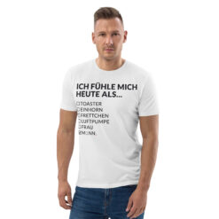 Unisex T-Shirt aus Bio-Baumwolle Creator 2.0 – Stanley/Stella STTU169 | ICH FÜHLE MICH HEUTE ALS MANN