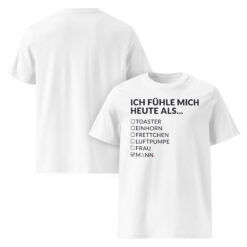 Unisex T-Shirt aus Bio-Baumwolle Creator 2.0 – Stanley/Stella STTU169 | ICH FÜHLE MICH HEUTE ALS MANN