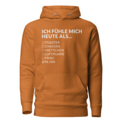 Unisex Premium-Hoodie – Cotton Heritage M2580 | ICH FÜHLE MICH HEUTE ALS MANN