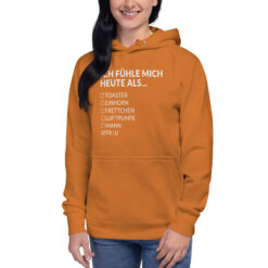 Unisex Premium-Hoodie – Cotton Heritage M2580 | ICH FÜHLE MICH HEUTE ALS FRAU