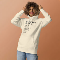 Unisex Premium-Hoodie – Cotton Heritage M2580 | ICH FÜHLE MICH HEUTE ALS FRAU